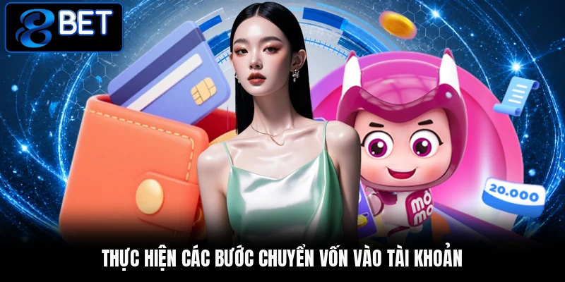 Thực hiện các bước chuyển vốn vào tài khoản Thực hiện các bước chuyển vốn vào tài khoản